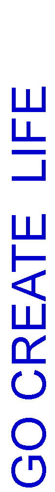 Textfeld: GO CREATE LIFE